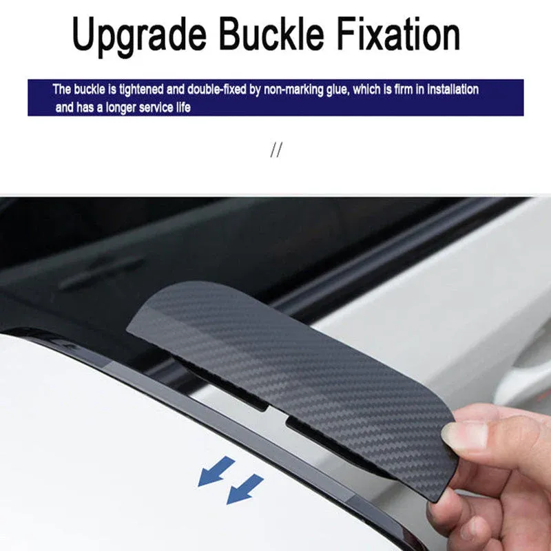 Nouveau Pare-Pluie en Fibre de Carbone - Design Ultra-Léger et Résistant avec Fixations Universelles pour Voitures-Motos 🌧️🔧