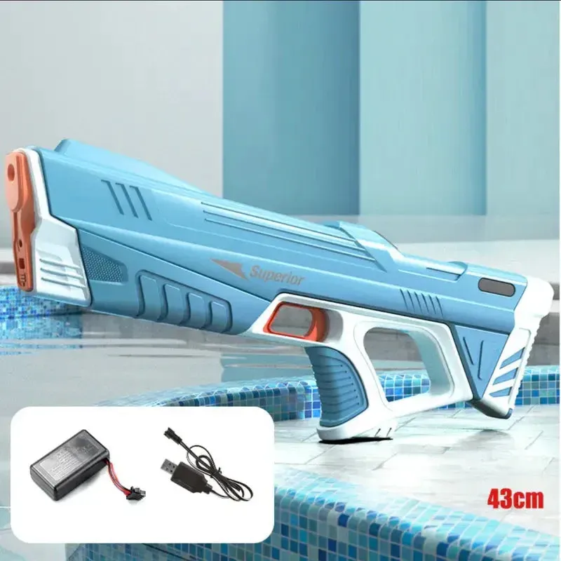 Pistolet à eau électrique automatique à haute pression - Bleu
