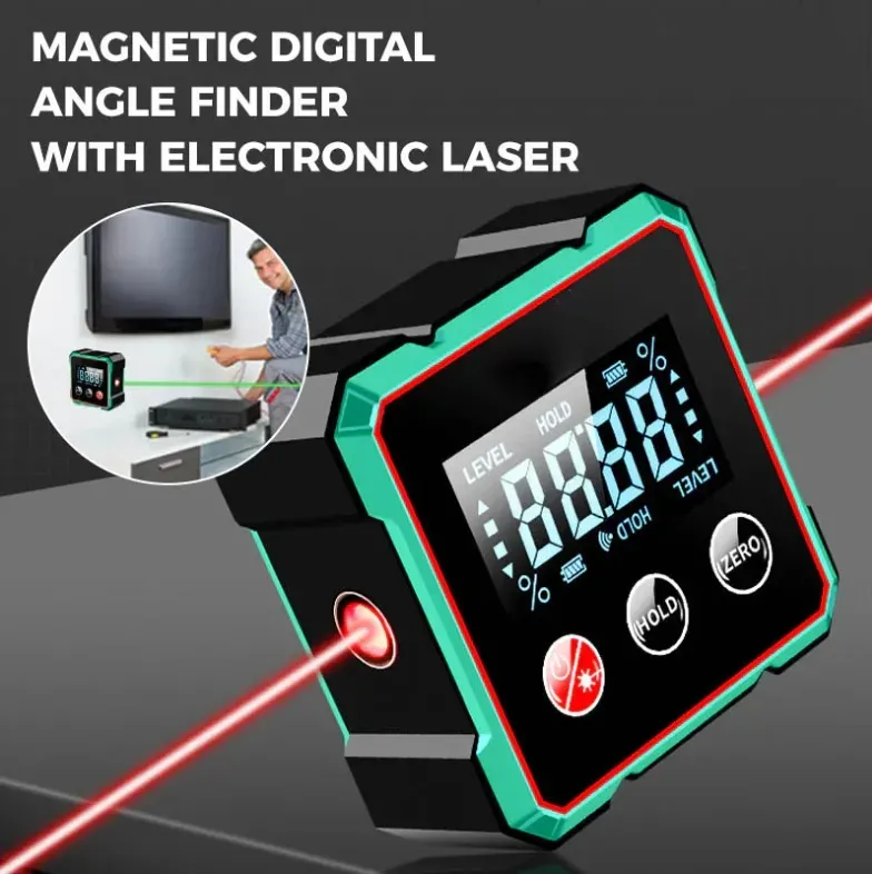Détecteur d'angle numérique magnétique avec laser électronique