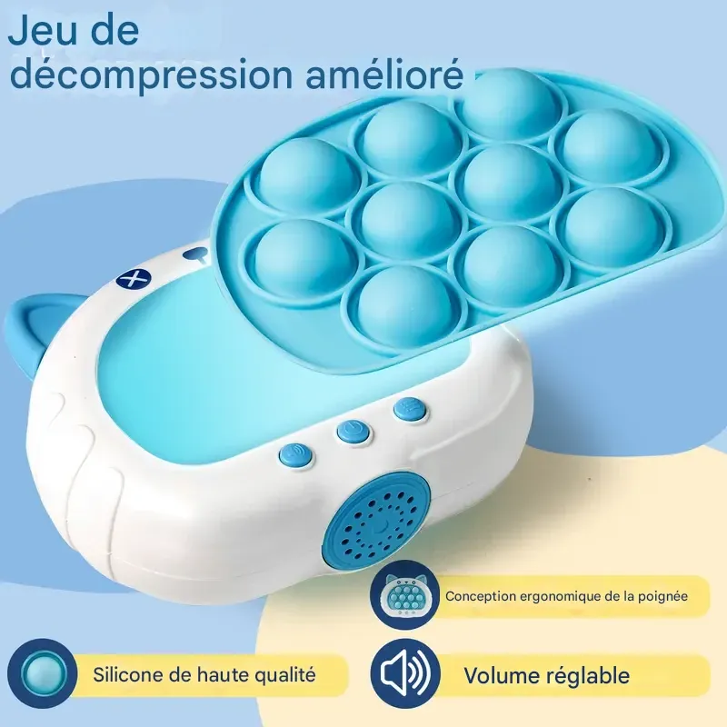 Jeu de bulles à pousser rapide et facile, jouet anti-stress pour enfants, jeu tendance de 3e génération avec de mignons animaux