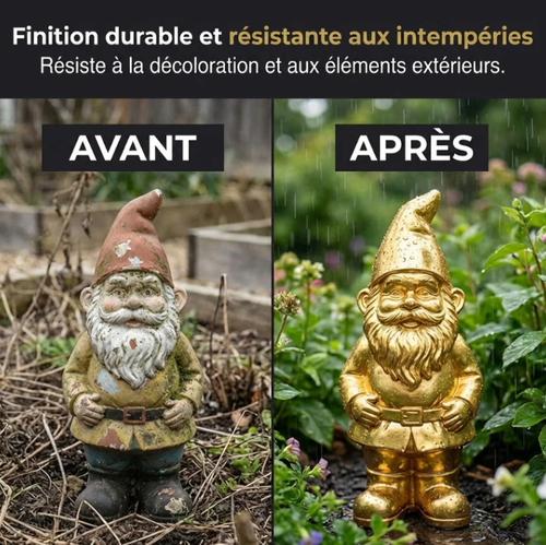 🔥 Peinture à la feuille d'or à base d'eau