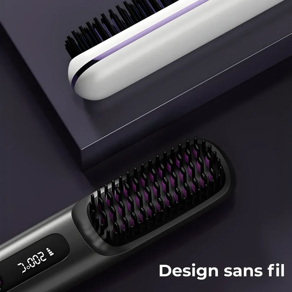 La PREMIÈRE brosse coiffante intelligente pour cheveux courts