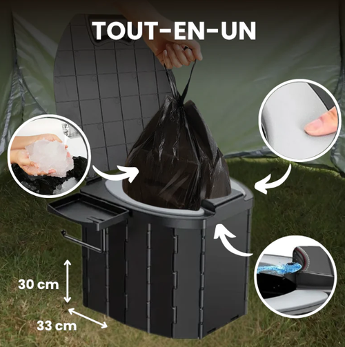 Toilettes Portables Pliables