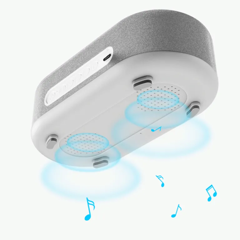 Réveil 6en1 (horloge, réveil, chargeur, LED, enceinte, thermomètre)