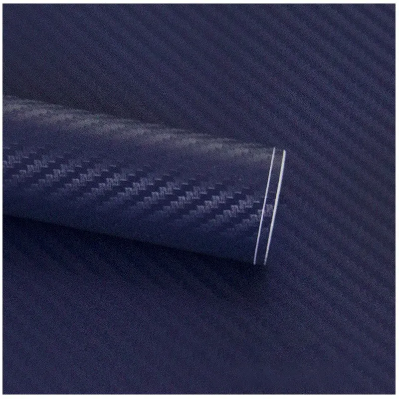 Rouleau de vinyle pour enveloppe de voiture en fibre de carbone avec évacuation de l'air
