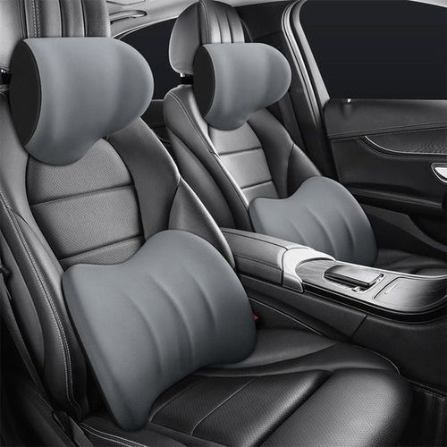 Appuie-tête et coussin de soutien lombaire ergonomiques pour siège auto