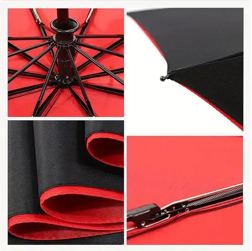 Parapluie de voyage portable pliable automatique extra large