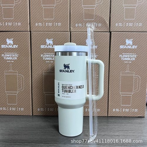 Stanley Gobelet isotherme à double paroi de 1200 ml avec poignée, idéal pour les sports de plein air ou les voyages