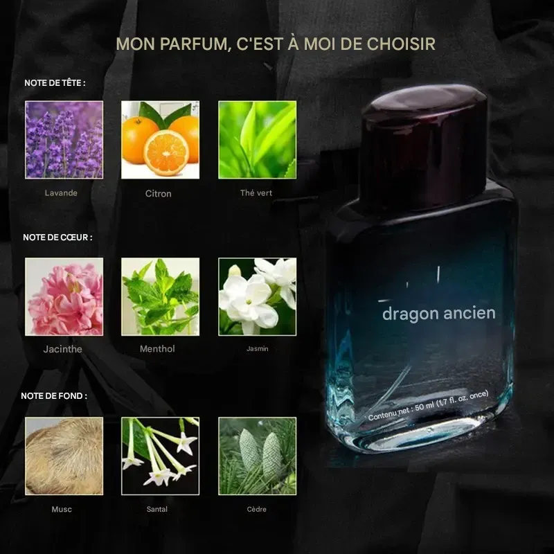 Parfum pour homme, 1 flacon de colza longue tenue, idéal au quotidien pour les rendez-vous et les soirées, un cadeau tendance et raffiné pour un anniversaire ou toute autre occasion.