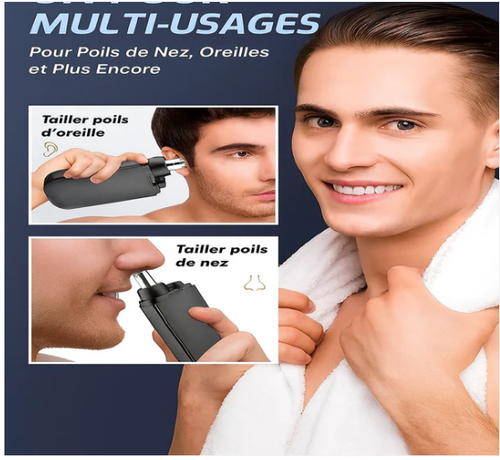 Tondeuse de Précision Compacte pour Nez, Oreilles & Sourcils