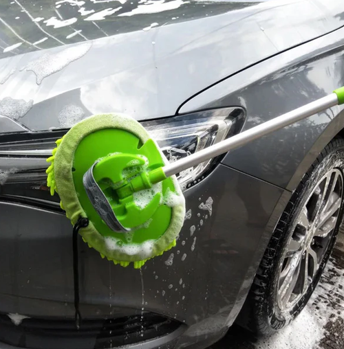 Brosse de lavage de voiture àlong manche télescopique