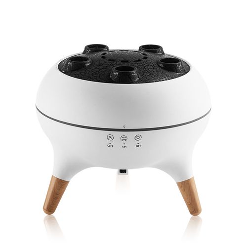 Circle Mist Flame Dynamic Diffuser, Essential Oil Diffuser, Dynamic Spray Volcano Humidifier with 2 Mist Mode, with Remote Control and Auto-Off Function for Bedroom Home Office