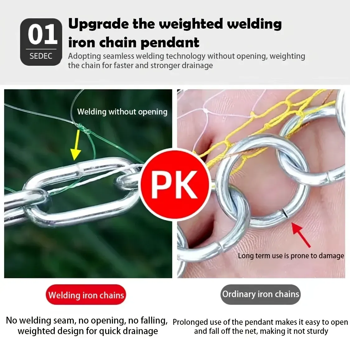 Durable Nylon Fly Fishing Net 1pc - Blue Handle Ideal for Freshwater & Saltwater - Perfect for Catching Fish, Shrimp, and Bait Trapping