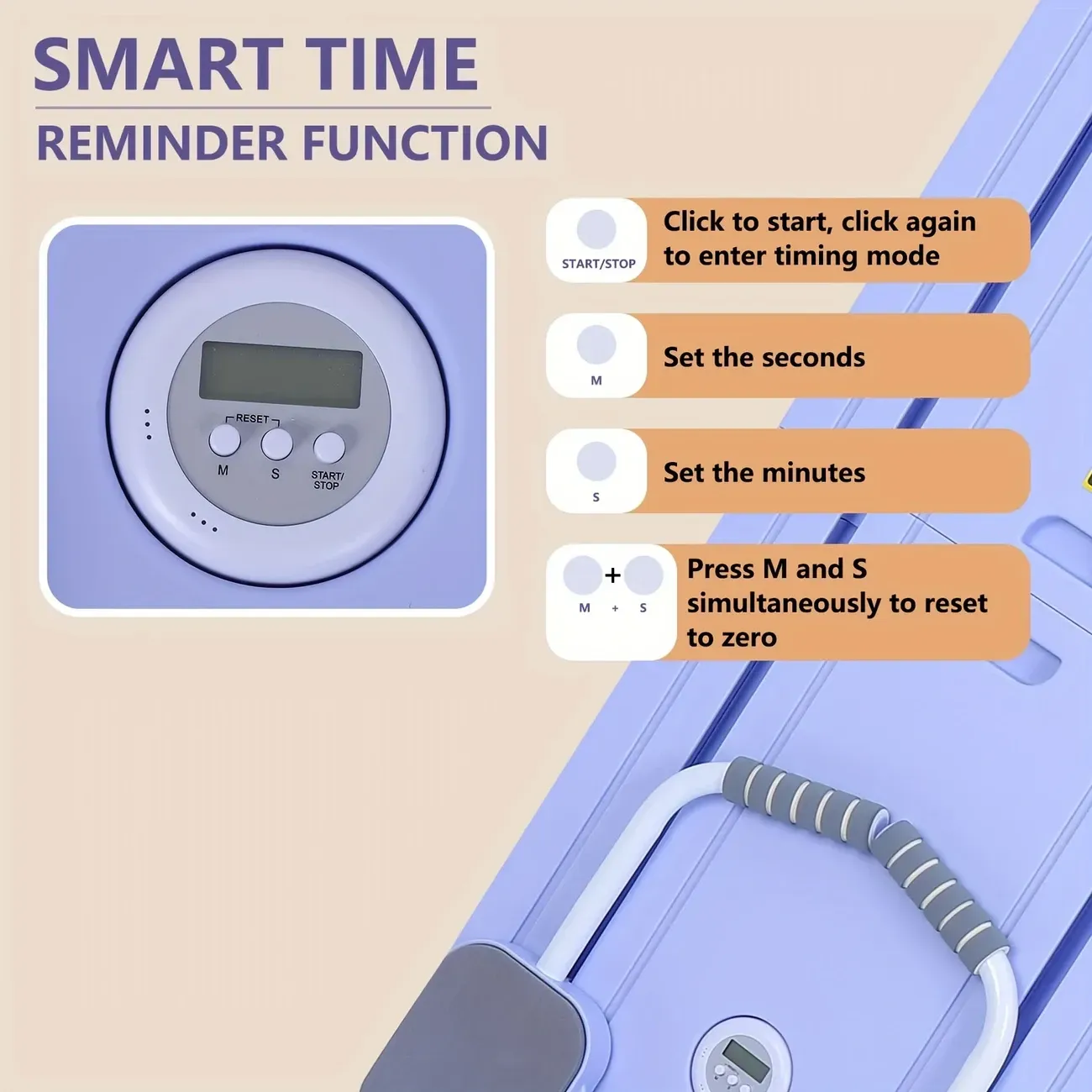 5-In-1 Pilates Board 5-In-1 Multifunctional Pilates Board - Foldable, Portable Pilates Reformer Machine for Home Workout - Purple