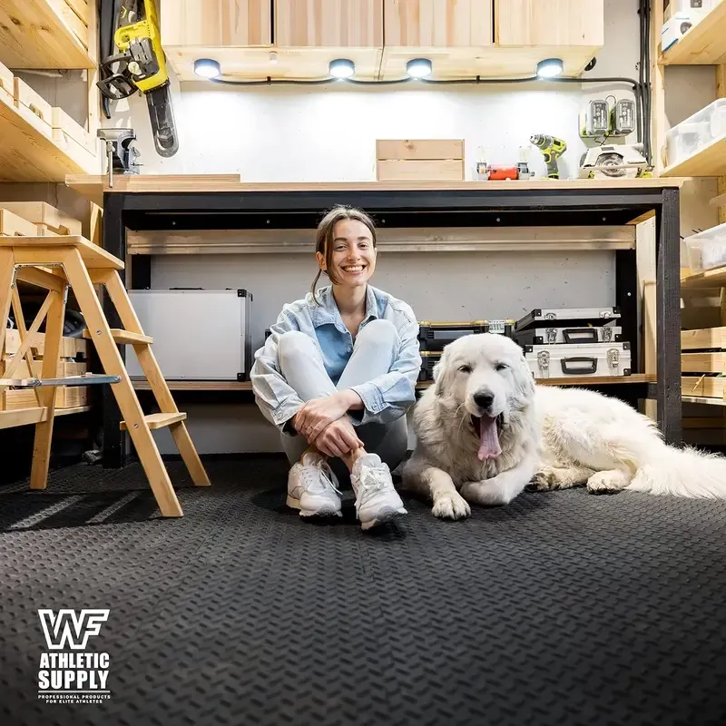 24pcs CAPHAUS 0.5 Inch Thickness Multipurpose EVA Foam Floor Tiles, 24-Inch x 24-Inch Interlocking Floor Mat for Indoor Gym and Home Use, Covers 96 SQ. FT