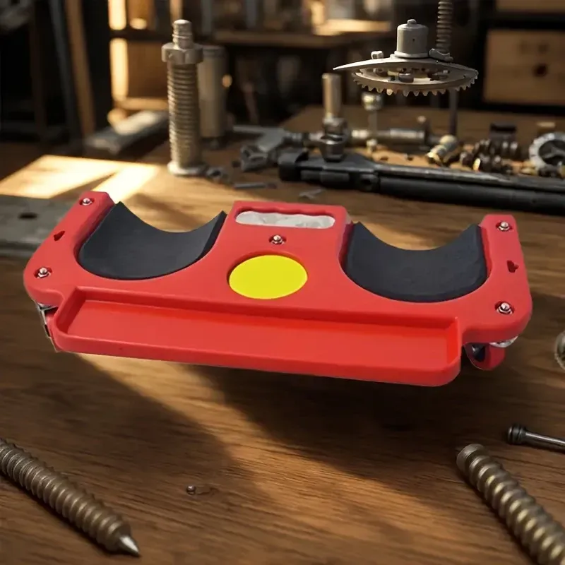 1pc Rolling Knee Pad Platform with Wheels, ABS Material, Multi-Function with Built-In Tool Tray, Comfortable Cushioned Kneeling Pad for Machine Workers, Carpenters, Flooring, And Car Repairs