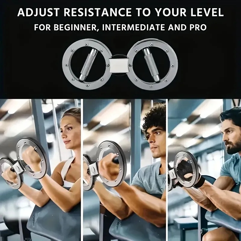 Adjustable Resistance Trainer  Eight-character Wheel Adjustable Resistance Speed Arm - Multifunctional Wrist Strength Exercise Trainer for Gym Combat Boxing Training