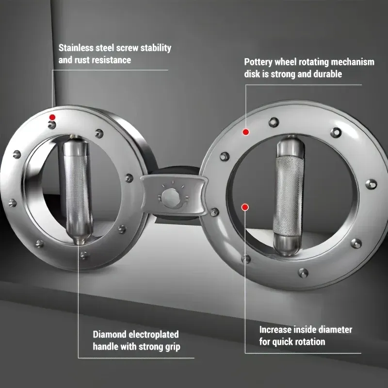 Adjustable Resistance Trainer  Eight-character Wheel Adjustable Resistance Speed Arm - Multifunctional Wrist Strength Exercise Trainer for Gym Combat Boxing Training