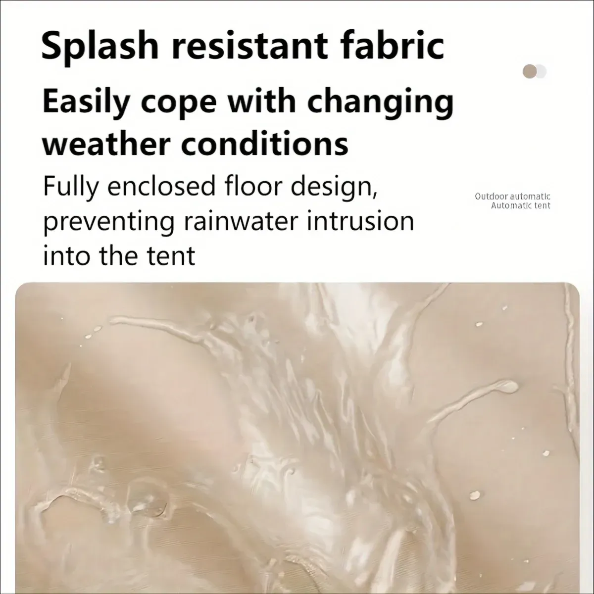 Automatic Quick-opening Tent Outdoor Self-driving Travel Camping Tent Automatic Quick-open Tent Rainproof Sunshine-proof Tent Fishing Beach Sunshine Shelter 2-3Person Portable Fishing Hiking