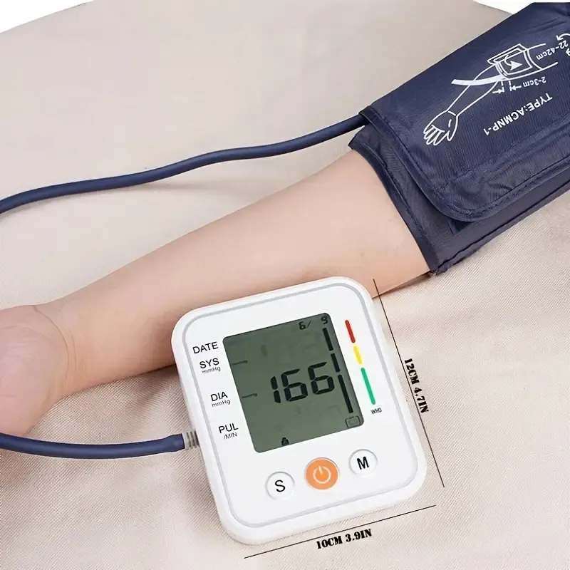 B01 Arm -type Blood Pressure Meter, Fully Automatic Blood Pressure Meter, Digital LED Display, Simple Operation, Cuffs Can Be Adjusted, Suitable For Family High And Low Blood Pressure, Arrhythmia Test, Elderly Health Guards.