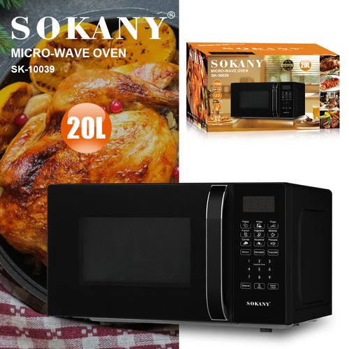20L all-round kitchen assistant! Microwave + oven in one, heat rice in 3 seconds, roast chicken in 5 minutes, save time, electricity and worry!