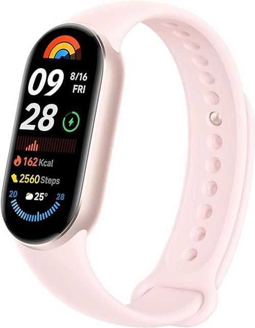 Xiaomi Smart Band 9 Global Version (2024) 1.62  Amoled Display | 233 mAh Battery | up to 21 Days of Battery Life | Over 150 Workout Modes | BT 5.4 | 50M Water Resistant - Midnight Black