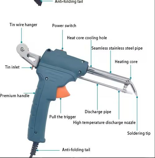 Soldering Gun Electric Soldering Iron External Heat Delivery Gun 60W Hand-held Soldering Gun Soldering Machine