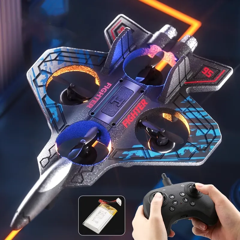 Remote Control Aircraft Children's Fighter model Aircraft Aerial Photography Boy Toy Foam Glider Primary School Student Small Drone