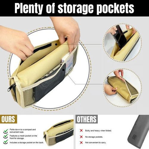 HOT SALE🔥 Portable Stool for Mountaineering and Hiking, Foldable Stool with Carrying Bag,Two colors randomly selected