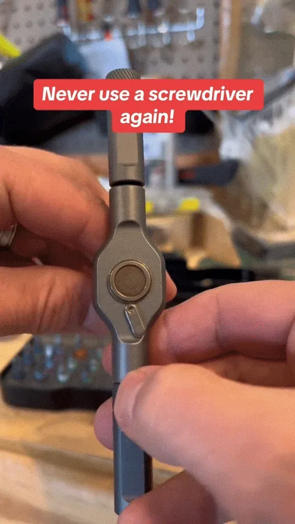 🔥24 in 1 DlY Screwdriver Set Magnetic Compact and Portable Ratchet Screwdriver