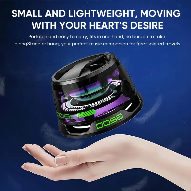 Bluetooth Speaker with Magnetic Wireless, Portable Stereo Sync TWS, Booming Bass, IPX6 Waterproof, Unibody Design for Home Outdoor Beach, Birthday Gift