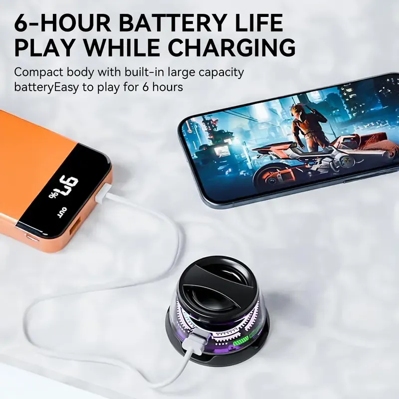 Bluetooth Speaker with Magnetic Wireless, Portable Stereo Sync TWS, Booming Bass, IPX6 Waterproof, Unibody Design for Home Outdoor Beach, Birthday Gift