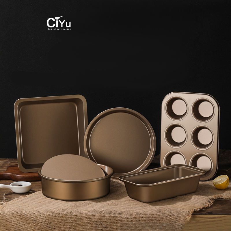 Bestselling baking tools 5-piece set cake molds pizza plates mousse chocolate baking supplies kit