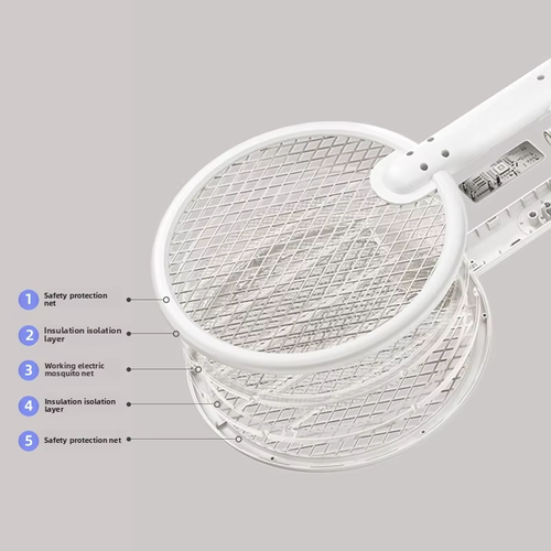 Two-in-one powerful electric mosquito swatter