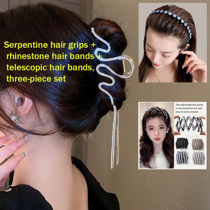 Snake-shaped wavy hair gripper - and hair styling set😍