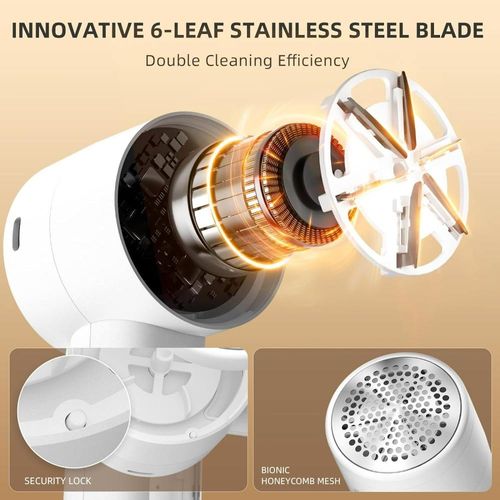 Clothes lint trimmer with display
