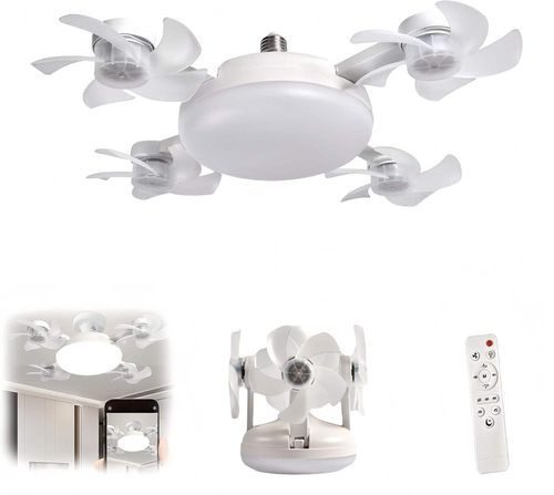 2-in-1 hanging fan light