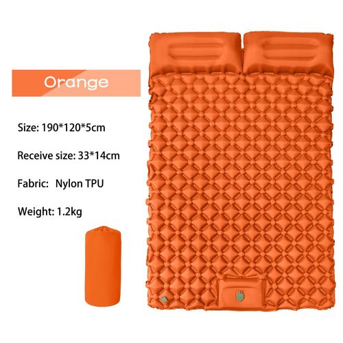 Outdoor camping travel automatic inflatable sleeping mat ultra-light inflatable camping mattress double air mattress
