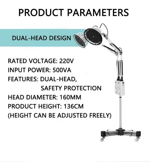 360-Degree Rotating Heating Battery Therapy Single-Head and Dual-Head Magnetic Therapy Lamp