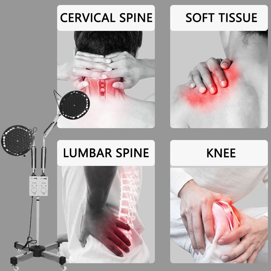 360-Degree Rotating Heating Battery Therapy Single-Head and Dual-Head Magnetic Therapy Lamp