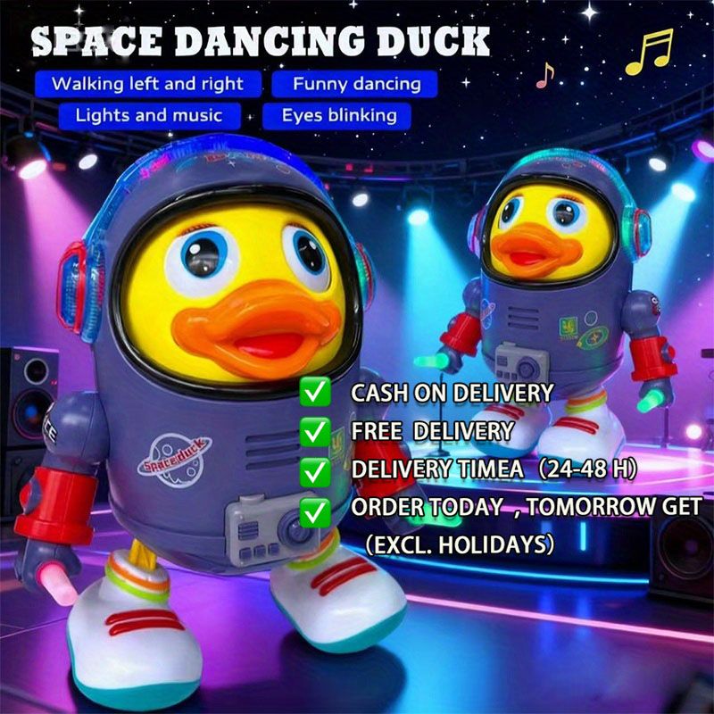 The latest and hottest toy disco dancing space duck