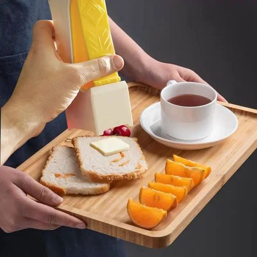 kitchen supplies Butter cheese slices for easy storage  Butter slices and cuts