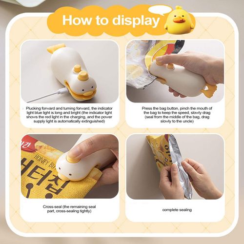 Wallepac Mini Sealing Machine 2-in-1 portable heat sealer