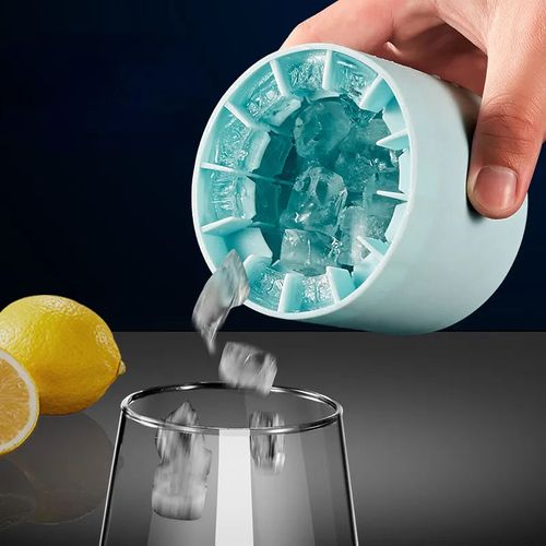 Food-grade silicone ice cube buckets, press ice maker cups