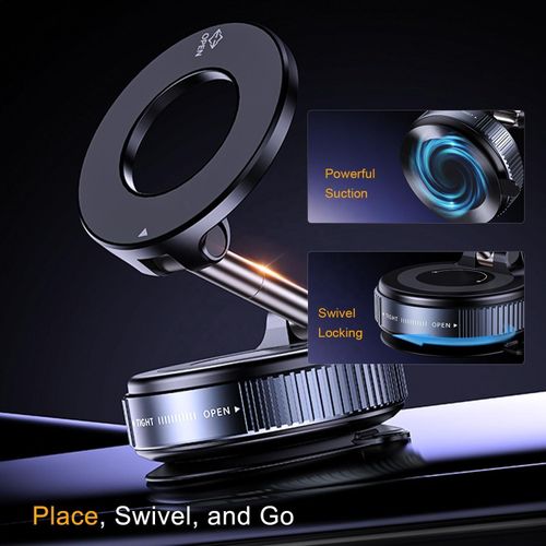 Portable Vacuum Magnetic Phone Holder
