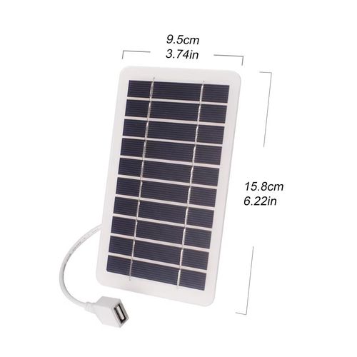 Hot selling portable mini 2W 5v flexible USB solar panel waterproof mobile phone battery charger