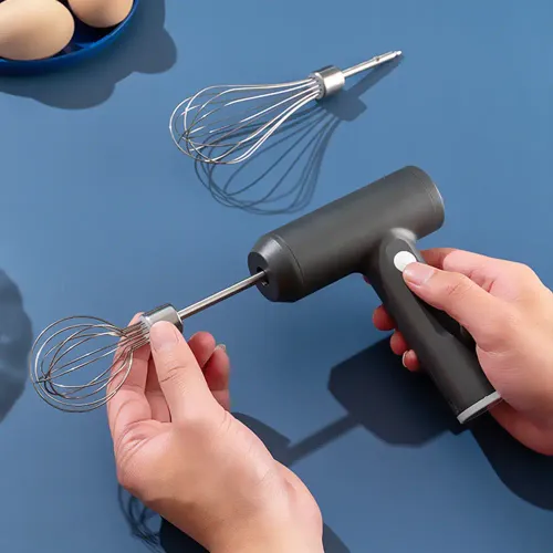 Cordless Electric Food Mixer Portable 3 Speed ​​Egg Beater Baking Dough Cake Cream Mixer Kitchen Tools