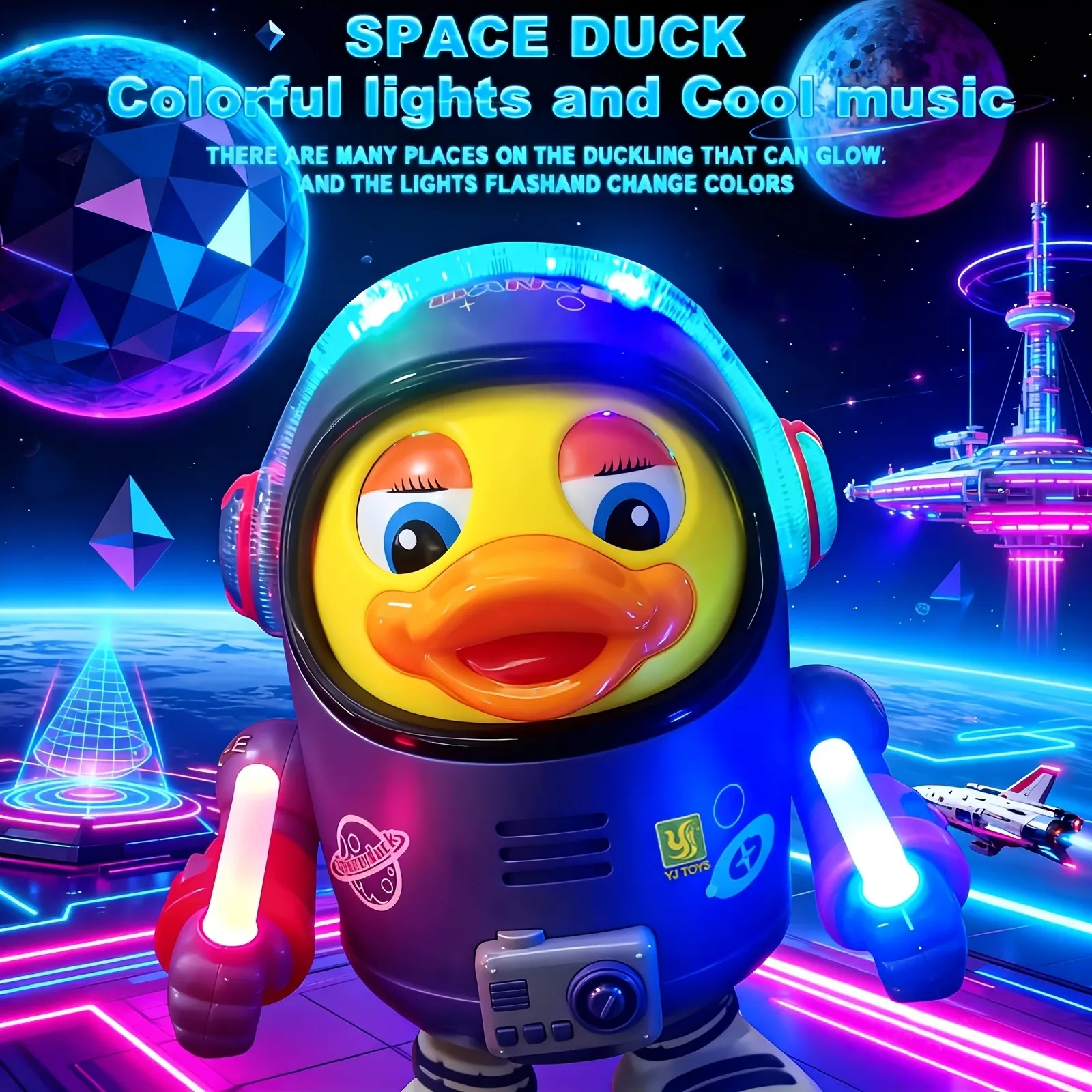 The latest and hottest toy disco dancing space duck