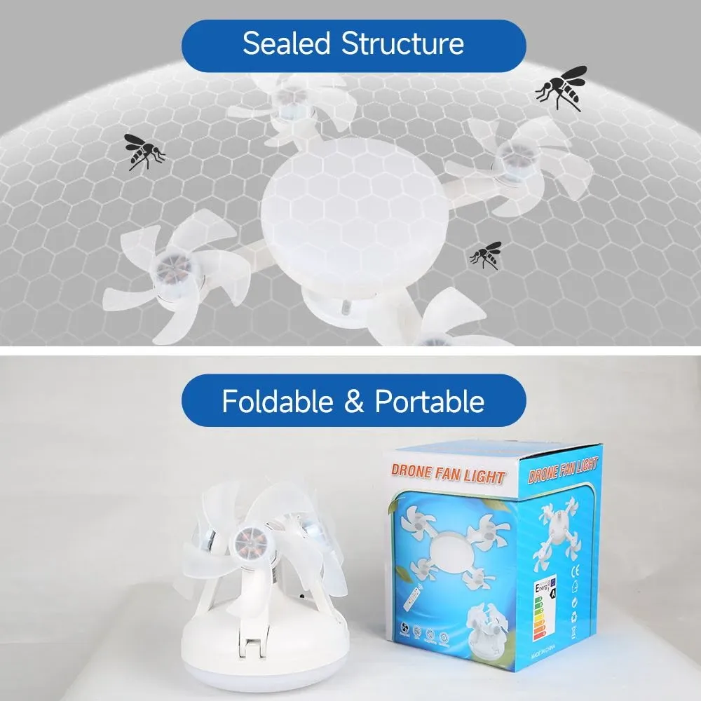2-in-1 hanging fan light