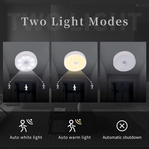 (3-pack)Human body induction light induction light control night light wholesale table lamp reading light wardrobe light cabinet light corridor dormitory